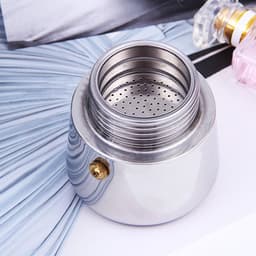 JAQZY Espressomachine - Elektrisch - 500W - Instelbare Temperatuur 0 tot 200°C - 5 Vermogensstanden - 300 ml/ 6 Kopjes - Makkelijk — thumbnail 2