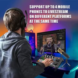 Podcast Starterspack - Gaming / Streaming / Podcasting - Microfoon Arm - Perfect voor Streamen, Zingen, Youtube & Gamen - Zwart — thumbnail 3