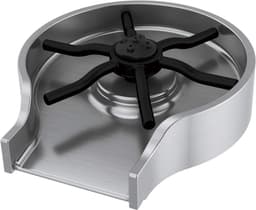 Glazen Spoelmachine - Spoelbak Afspoeler - Horeca Gebruik - Roestvrij Staal - 61x46 cm - Zilver — thumbnail 1