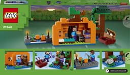 LEGO Minecraft De pompoenboerderij Speelgoed Boerderij Huis Halloween Set met Minifiguren - 21248 — thumbnail 5