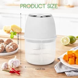 Keukenmachine - Compacte Hulp - Eten Bereiden - Krachtige Motor - 1.5 Liter - Zwart — thumbnail 5
