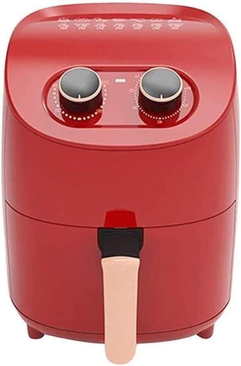 Airfryer, Kleine Airfryer, Airfryer met minder olie, 1200W Airfryer Oven Pizza Cooker, Bakmand met antiaanbaklaag, Bescherming tegen oververhitting, Timer+Temperatuurregeling Airfr — afbeelding 1