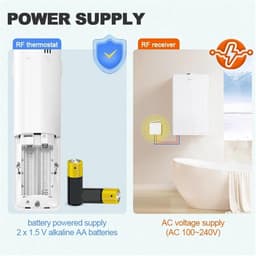 Draadloze Thermostaat - Slimme Regelaar - Verwarming Instellen - App en RF Bediening - 200m Bereik - Set Storage box — thumbnail 4