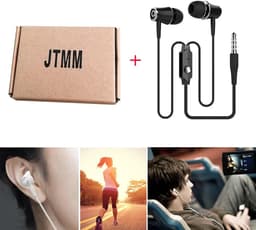 Earphones for Kindle Fire Compatible with Galaxy S8+, Note 8, Fire HD 8 HD 10, Voyage, Oasis eReaders Earbuds Microphone Phone Call In-Ear Stereo Sound Music Headset Wired Control — thumbnail 3