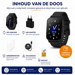 WatchSafer Active - GPS Horloge Senior - Smartwatch voor Ouderen - Persoonlijke alarmen - alarm horloge ouderen - GPS Horloge Alzheimer - Valdetectie — thumbnail 3