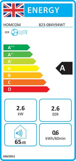 4-in-1 Mobiele Airco - Draagbare Airconditioner - Luchtkoeler - 7000 BTU - ABS - Wi-Fi-bediening - 24-uurs timer - Met Afstandsbediening - 51 dB - Wit — thumbnail 2