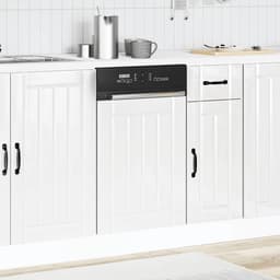 Vaatwasser paneel Lucca Hoogglans Wit Engineered Hout, jiangboyue-853889 — thumbnail 3