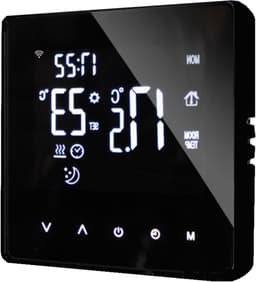 Digitale Thermostaat - Slimme Regelaar - Klimaat Beheersing - App Bediening - 10 x 9 x 5.5 cm - Zwart — thumbnail 1