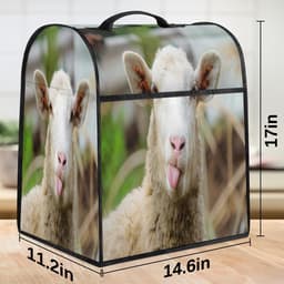 Mixer Stofhoes - Apparaat Cover - Keuken Organisatie - Met Opbergvakken - 43 x 37 x 28.4 cm - Kleurrijk — thumbnail 2