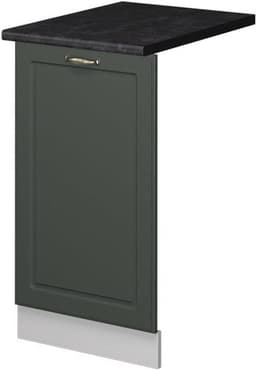Vaatwasserfrontpaneel - Keukenfront Paneel - Keuken Inbouwen - Soft-close scharnieren - 45 cm - Groen-Goud — thumbnail 1