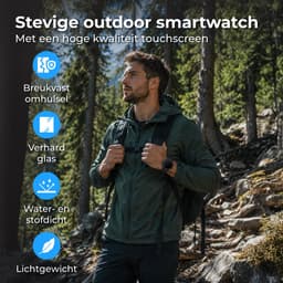 Nuvance Outdoor Smartwatch - 45 mm - IP67 Waterdicht - Bluetooth Smartwatch voor Dames en Heren - Smartwatches - Sporthorloge — thumbnail 4