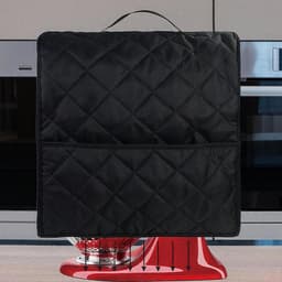 Stofhoes Mixer - Afdekhoes Keukenmachine - Keuken Organisatie - Met Opbergvakken - 36 x 23 x 36 cm - Zwart — thumbnail 2