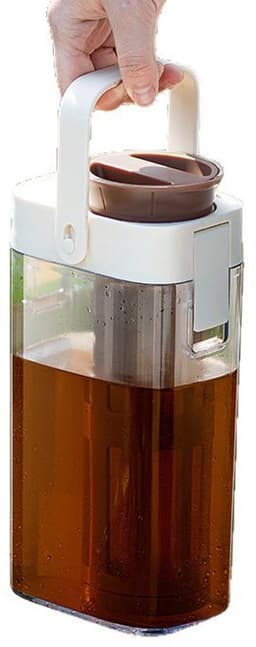 Cold Brew Maker, Een Liter IJsthee Kan Koffie Brouwer, Stevige Pot Met Deksel En Handvat Voor Verschillende Drankjes - 1 L — thumbnail 2