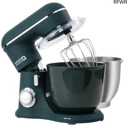 Keukenmachine - Standmixer - Bakken en Koken - Dubbele Mengkommen - 4.5L + 5L - Donkergroen — thumbnail 1