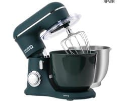 Keukenmachine - Standmixer - Bakken en Koken - Dubbele Mengkommen - 4.5L + 5L - Donkergroen