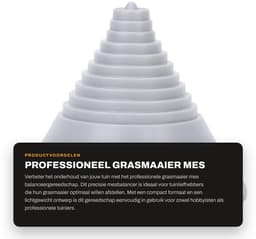 Dailygoods- Grasmaaier Mes - Professioneel Balancer Gereedschap - Precisie Mesbalancer - Tuinonderhoud - Materiaal: ABS - Afmetingen: 50 x 60 mm - Bladbalancer — thumbnail 5