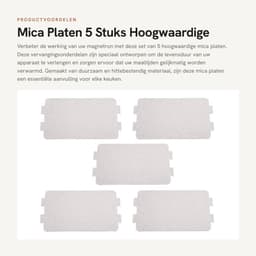 Dailygoods- Mica Plaat - 5 Stuks - Hoge Temperatuur Weerstand - Duurzaam - Magnetron Onderdeel - Isolerende Eigenschappen - Milieuvriendelijk - Microwaveplaat — thumbnail 3