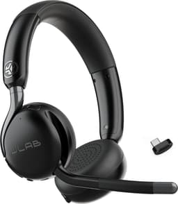 JLab Go Work 3 Draadloze Headset met Microfoon - Noise Cancelling - Bluetooth Multipoint - 70 uur batterijduur - PC Headset Voor Computer en Laptop met USB C - Dongle - Koptelefoon voor het Werk — thumbnail 1