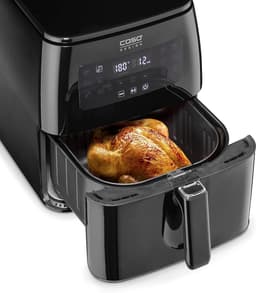 Heteluchtfriteuse XL - Airfryer groot - Gezond Koken - 12 Programma's - 6 Liter - Zwart — thumbnail 4