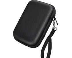 Hard travel case voor externe SSD 1TB/500GB - EVA materiaal - schok- en waterdicht - optimale bescherming - ShopVlot
