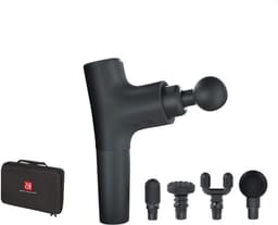 Massagepistool - Spierontspanningspistool Percussie massager - Spierherstel - Stille Borstelloze Motor - 0.9 kg - Zwart — thumbnail 1