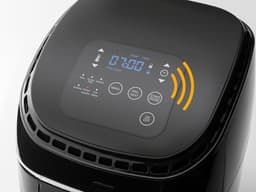 Digitale Heteluchtfriteuse - Snackmaker Airfryer - Gezond Frituren - 6 Voorgeprogrammeerde Functies - 3.2 Liter - Zilver Zwart — thumbnail 3