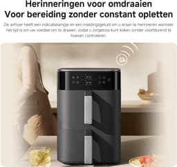 Xiaomi Smart Double Stack Air Fryer 12L – Dubbele Airfryer voor 4 gerechten tegelijk — thumbnail 2