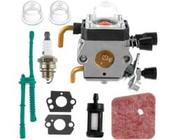 Complete Revisieset voor Grasmaaier Carburateur met Accessoires voor STIHL FS45C, FS45L, FS55, FC55 en KM55R - Verbeter de Prestaties en Efficiëntie van je Grasmaaier