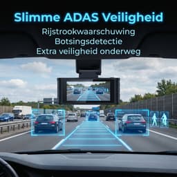 SyncGear 4K Dashcam Pro Inclusief SD Kaart - Nieuw 2026 - Met 2K Achter Camera - Wifi & GPS - Dashcam Draadloos - Ingebouwde ADAS - Dual Dashcam - Dashcam voor Auto Voor en Achter - WDR — thumbnail 4