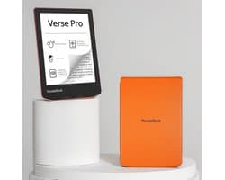 PocketBook Verse Pro e-reader Passion Red – 6 inch – 16 GB – waterdicht + Oranje Hoesje – voordeelbundel