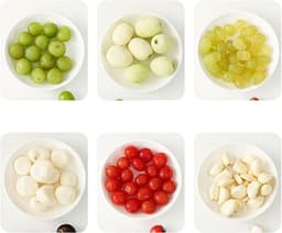 Automatische Schilmachine - Fruit Peller - Snel Fruit Voorbereiden - Stille Werking - 208 x 208 x 25 cm - Blauw — thumbnail 5