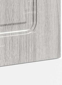 Vaatwasser Paneel 45x67 cm Sonoma Grijs Bewerkt Hout - Keuken Decoratie en Bescherming — thumbnail 5