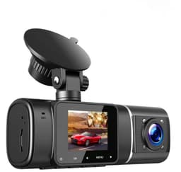 Dash Cam - Dash cam voor en achter binnen met 32G SD-kaart, 1080P+1080P Dash Camera voor auto's, 310° groothoek, nachtzicht WDR G-sensor parkeermonitor loopopname bewegingsdetector — thumbnail 1