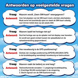 Vashoy T86 - 2026 Smartwatch voor kinderen-speciaal ontworpen voor kinderen-voorzien van GPS-tracking en een simkaart-SOS-functie-bijbehorende app beschikbaar-scherm van 368×448 pixels-het ideale cadeau. — thumbnail 2