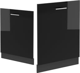 Hoogglans Zwart Vaatwasserfront Paneel 60 cm voor Integratie — thumbnail 5