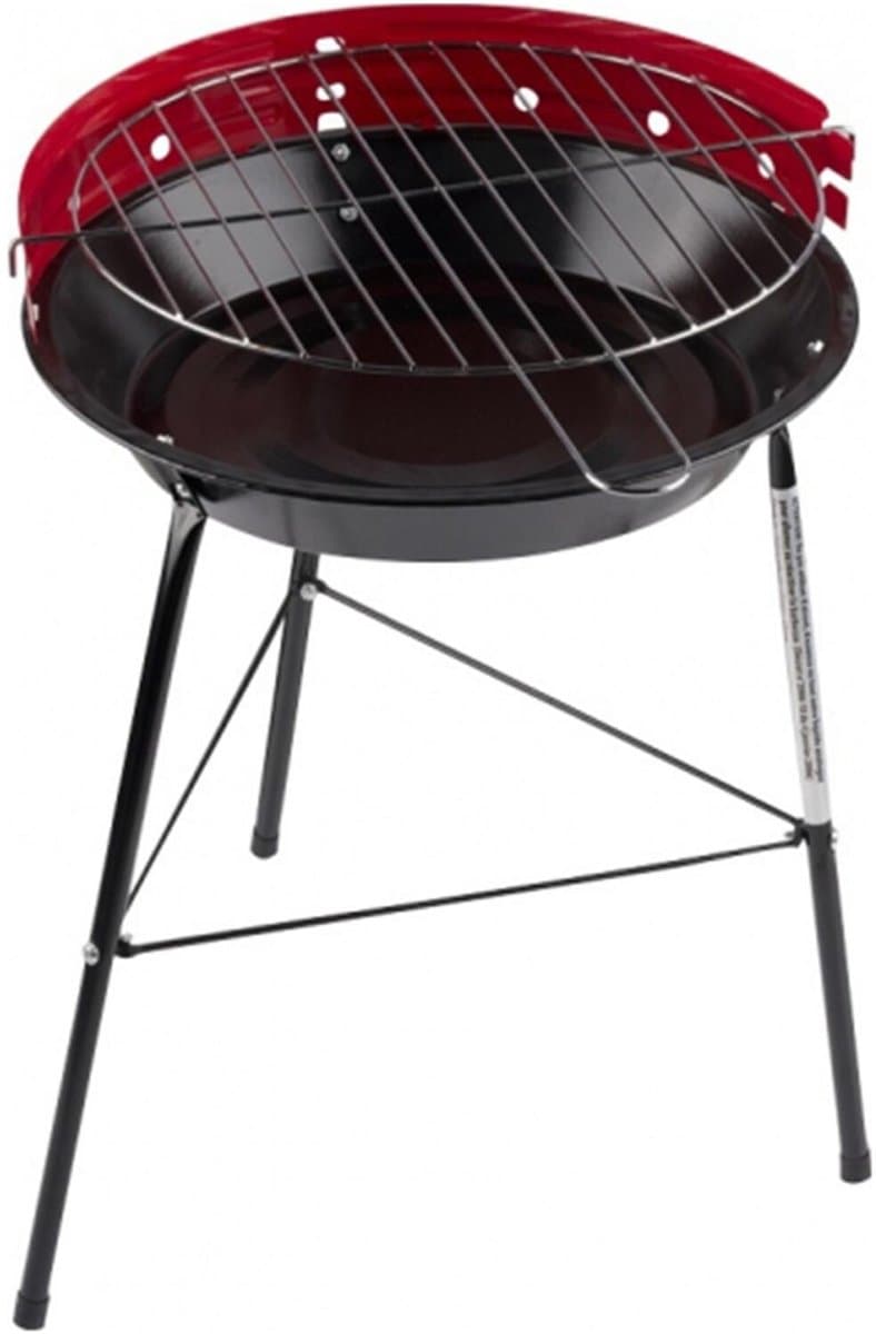 Bbq Collection Houtskoolbarbecue - 33 cm - Rood — afbeelding 1