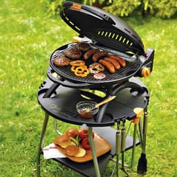O-Grill 600 Black - Draagbare Gas BBQ - Met Thermometer - Compact & Krachtig - Balkon / Camping - Zwart — thumbnail 2
