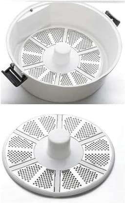 Elektrische Aardappelschiller - Snijmachine Groenten - Snel Groenten Bereiden - Automatische Schilfunctie - 1 kg Capaciteit - Wit — thumbnail 2