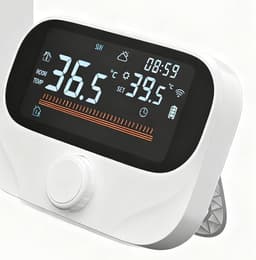 Slimme Thermostaat - App Bediening - Comfort Verwarmen - Energie Besparend - 300m Bereik - Wit — thumbnail 5