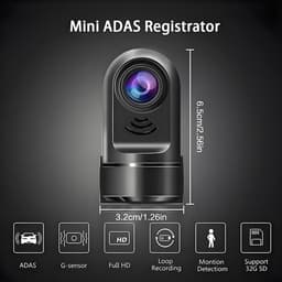 Mini Dashcam - Autocamera HD - Veilig Rijden - 360 Graden Rotatie - 1080P Resolutie - Zwart — thumbnail 5