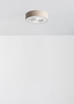 CREATE - Stille plafondventilator 40W (Ø50cm) met verborgen bladen en LED-verlichting - Met licht LED - Afstandsbediening - 6 snelheden - Programmeerbaar - WIND CLEAR EASY — thumbnail 1