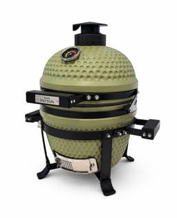 Patton Premium Mini 13" Kamado - Rooster Ø27 cm - Olijfgroen — thumbnail 2