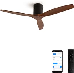CREATE - Plafondventilator 40W silent 100% hout - S - Geen licht - WIFI - WIND CALM NATURAL WOOD — thumbnail 1
