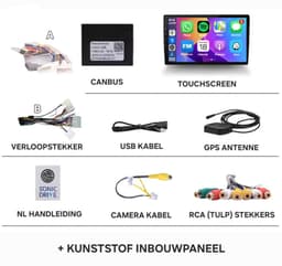 Autoradio 4/64 met Carplay en Android auto | Geschikt voor Nissan Juke 2 2010-2015 | Radio scherm met Navigatie | 2010 2011 2012 2013 2014 2015 | YF15 — thumbnail 5