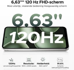 DOOGEE B10 Smartphone - Telefoon 2026 - 48GB RAM - 256GB ROM - 6,63" 120Hz - 7600mAh - IP68 waterdicht - NFC GPS -Zilver — thumbnail 2