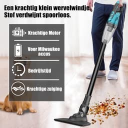Draadloze handstofzuiger – 155W, 12kPa zuigkracht – Borstelloos – 3000mAh accu – Lichtgewicht – Voor auto en huis — thumbnail 5