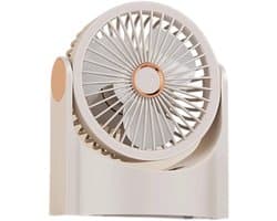 Verstelbare koelventilator - Met verlichting - Draagbaar - Luchtcirculatie - voor binnen en buiten
