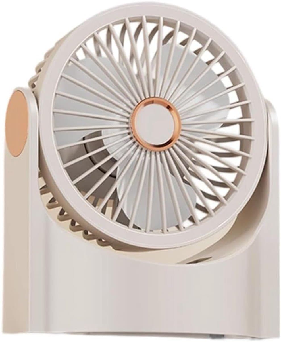 Verstelbare koelventilator - Met verlichting - Draagbaar - Luchtcirculatie - voor binnen en buiten — afbeelding 1
