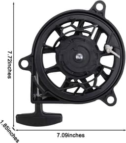 Trekstarter Grasmaaier - Reserveonderdeel Motor - Gazon Onderhoud - Robuuste Constructie - 19 x 18 x 4 cm - Zwart — thumbnail 3