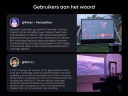 soundcore Nebula X1 Pro Triple Laser 4K Home & Outdoor Bioscoop Beamer - 3500 ANSI Lumens Mobiele Bioscoop - 7.1.4 Ruimtelijk Geluid - Dolby Atmos - Optische Zoom - 56000:1 Contrast - Intelligente Setup — thumbnail 3
